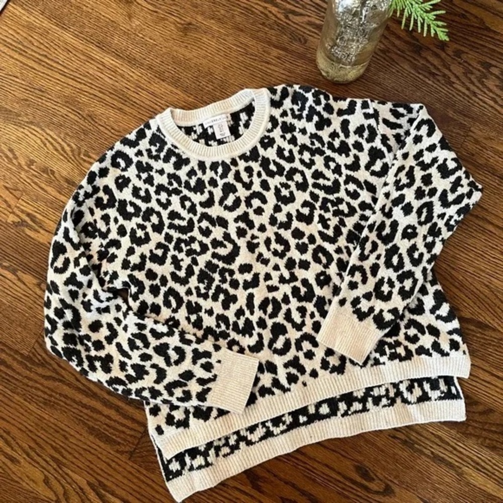 Leopard Print Women's Sweater